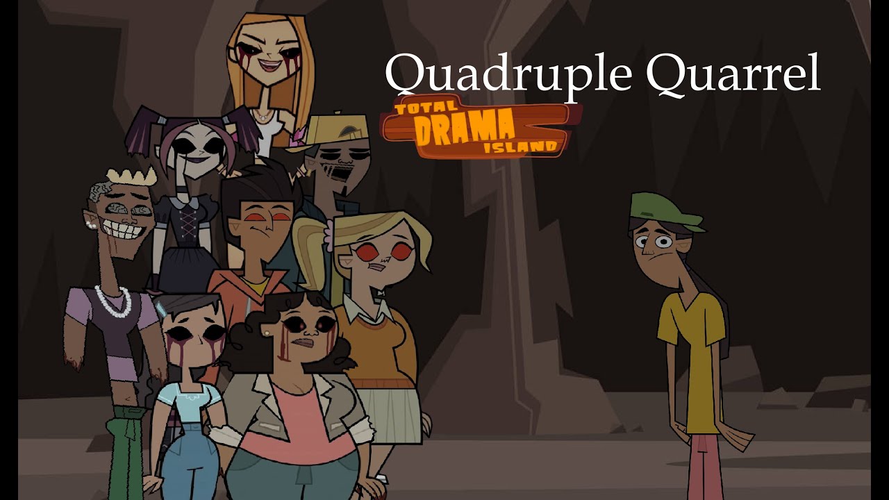 Quadruple Quarrel Noichi mix but Total Drama 2023 characters sing it