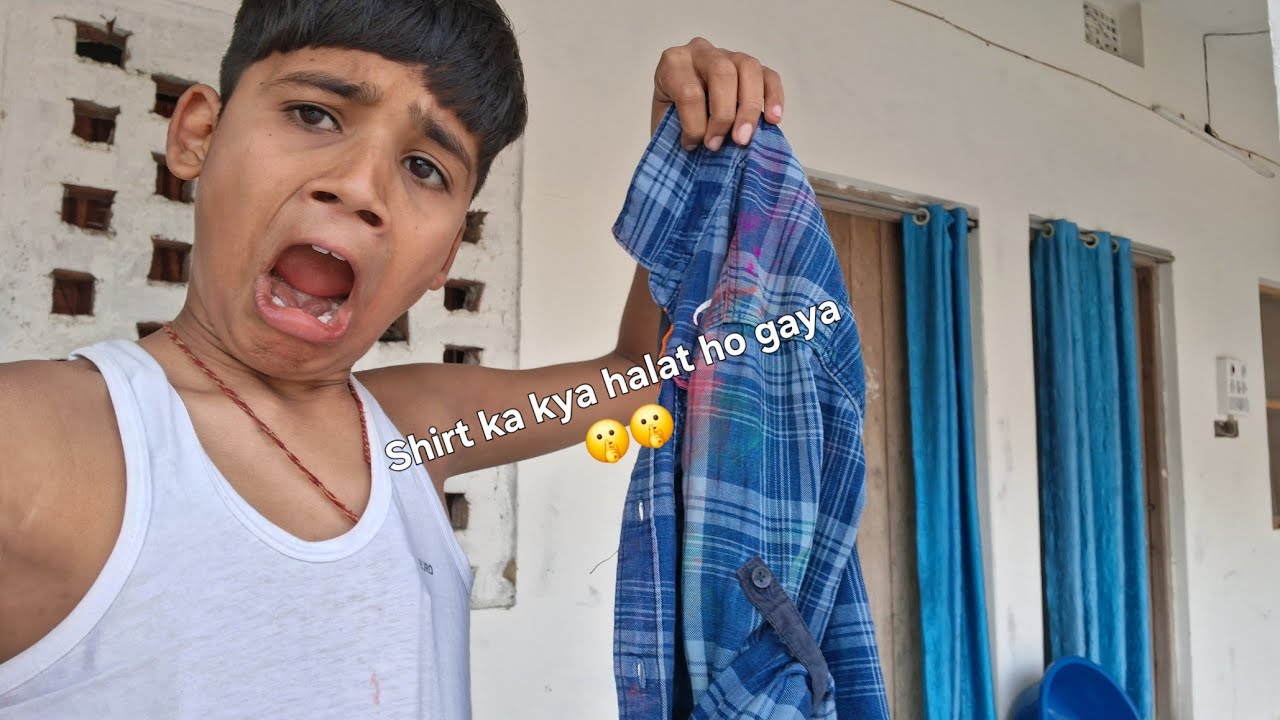 Shirt ka kya halat ho gaya 🤫🤫#trending#vlog#sauravjoshivlogs 