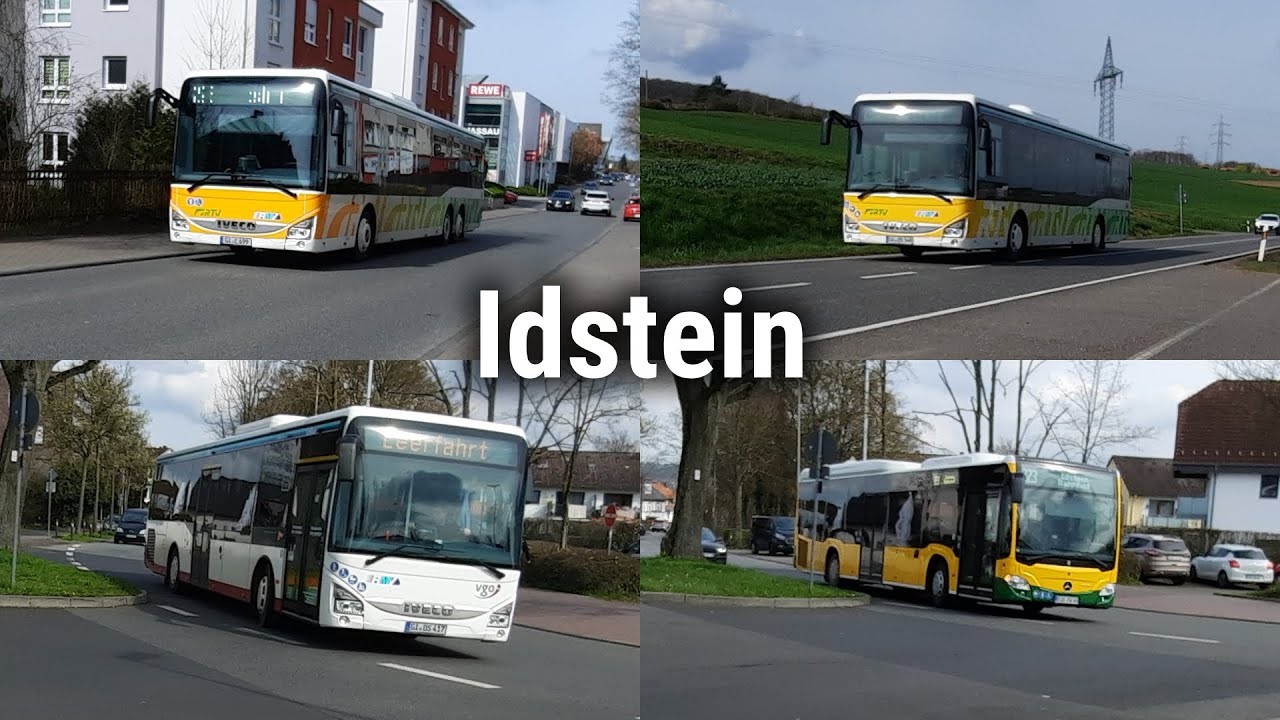 Busse in Idstein im März 2024