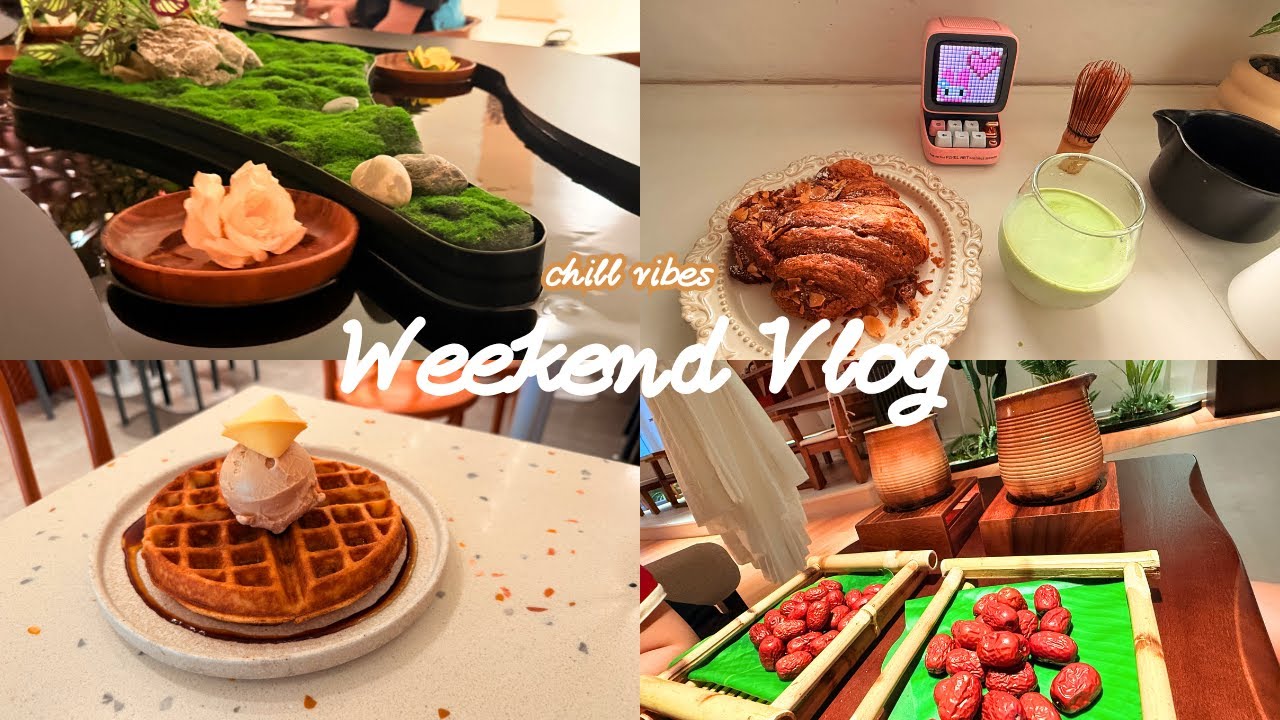 8AM Chill Vlog | Zen Café, Dim Sum Brunch, Matcha Mornings & Karaoke