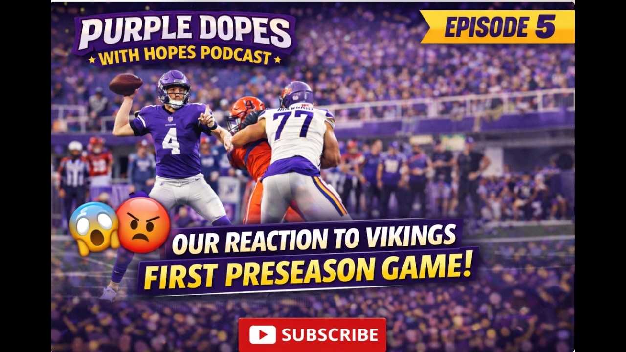 Why Vikings Fan should NOT be concerned AT ALL about Jordan Addison Suspension - Episode 5