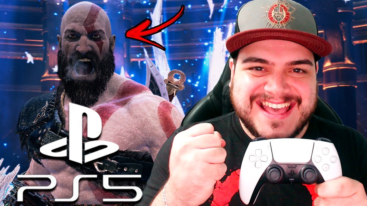 JOGANDO GOD OF WAR PS4 NO PLAYSTATION 5!