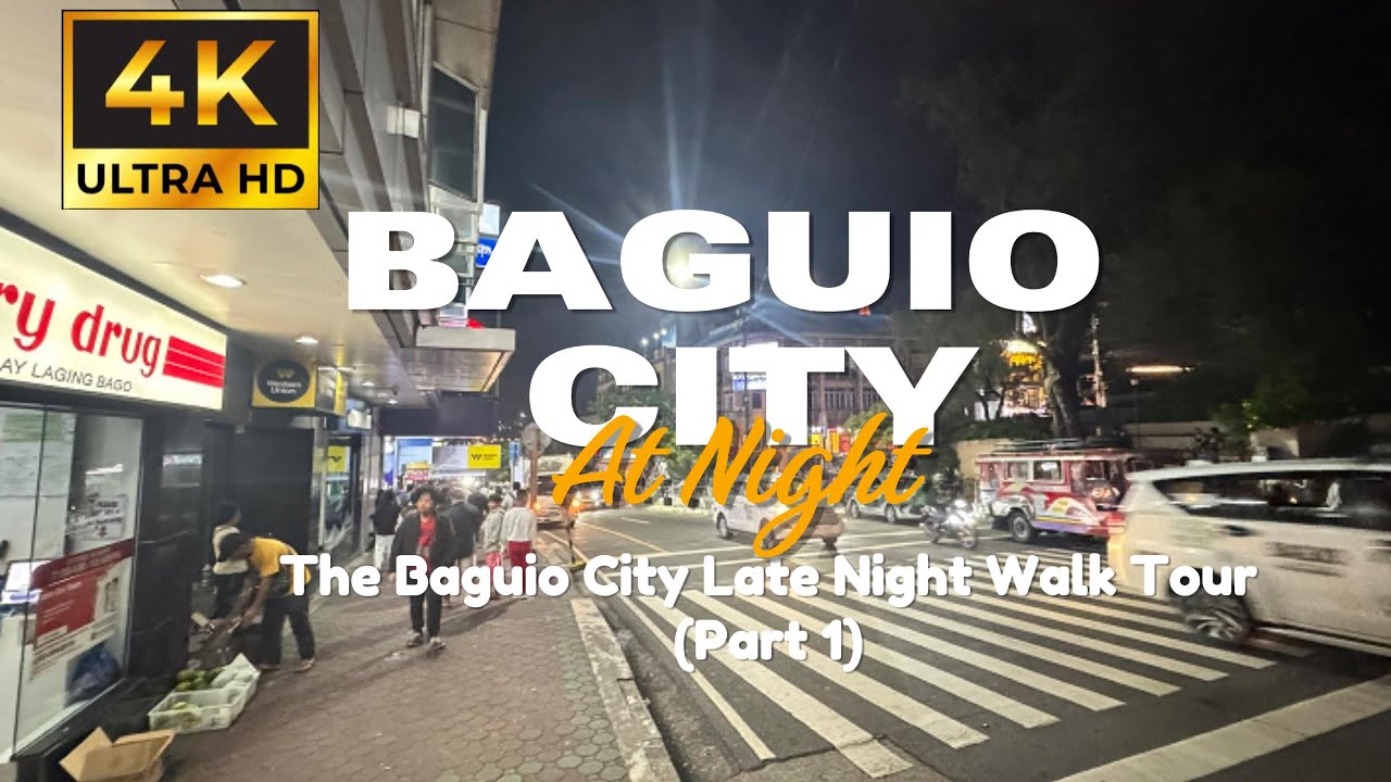 Baguio City At Night | Session Road Evening Vibes 🌙