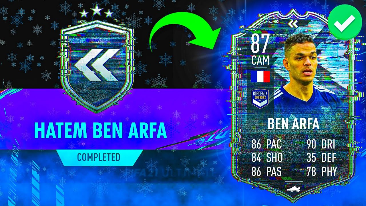 87 'FLASHBACK' BEN ARFA SBC CHEAPEST SOLUTION - #FIFA21 87 Hatem Ben Arfa Flashback SBC Cheapest Way