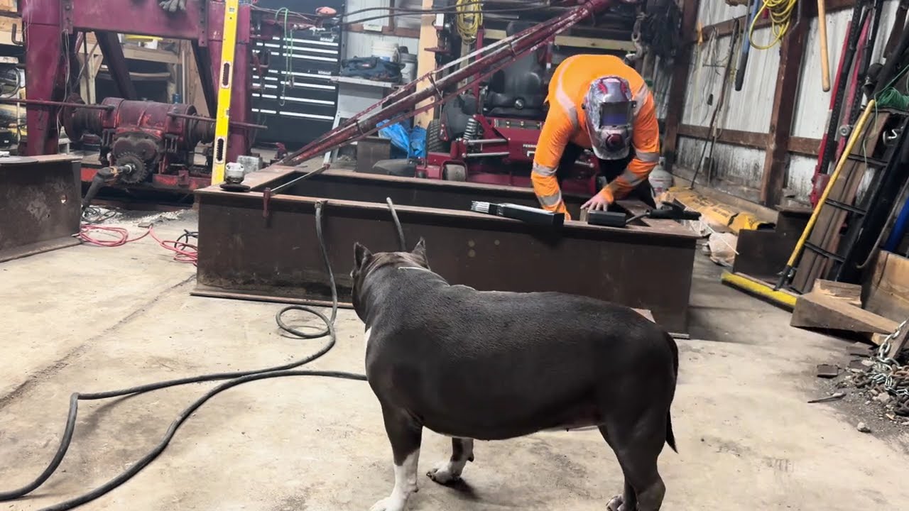 welding winch box frame