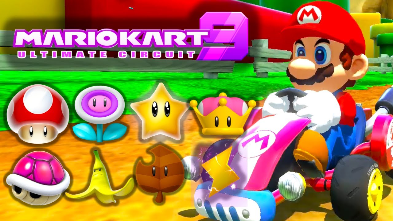 Mario Kart 9 - Full Game Walkthrough 200cc Grand Prix (MOD)