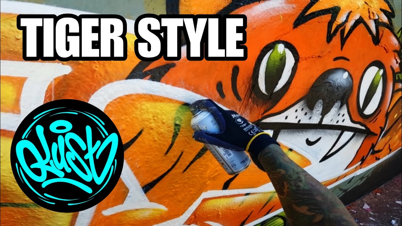 🐯 Graffiti - Tiger Style Piece 🐯 Montana Cans - Mad Can Control
