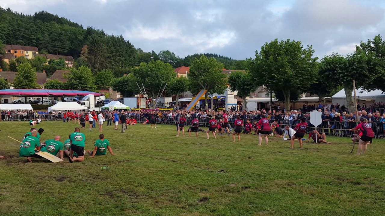 championnat départemental de tir à la corde à Arfeuilles