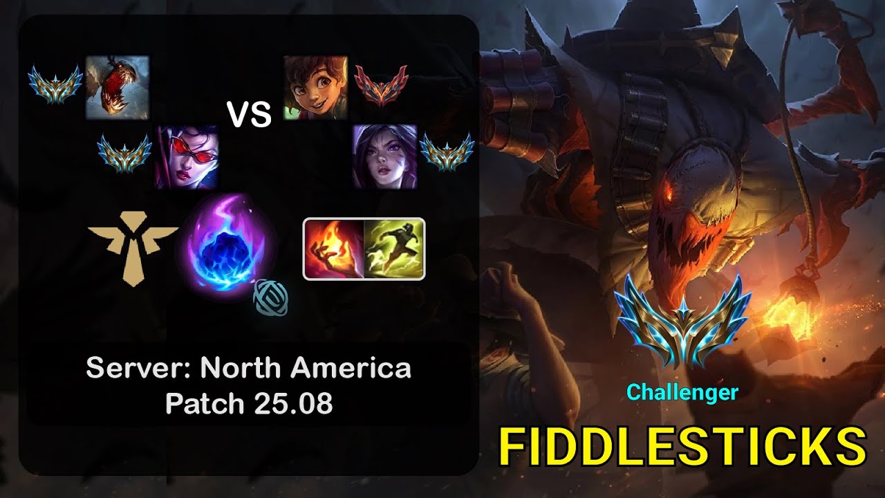 Fiddlesticks Support + Vayne vs Milio + Kai'Sa - NA Challenger - Patch 25.07