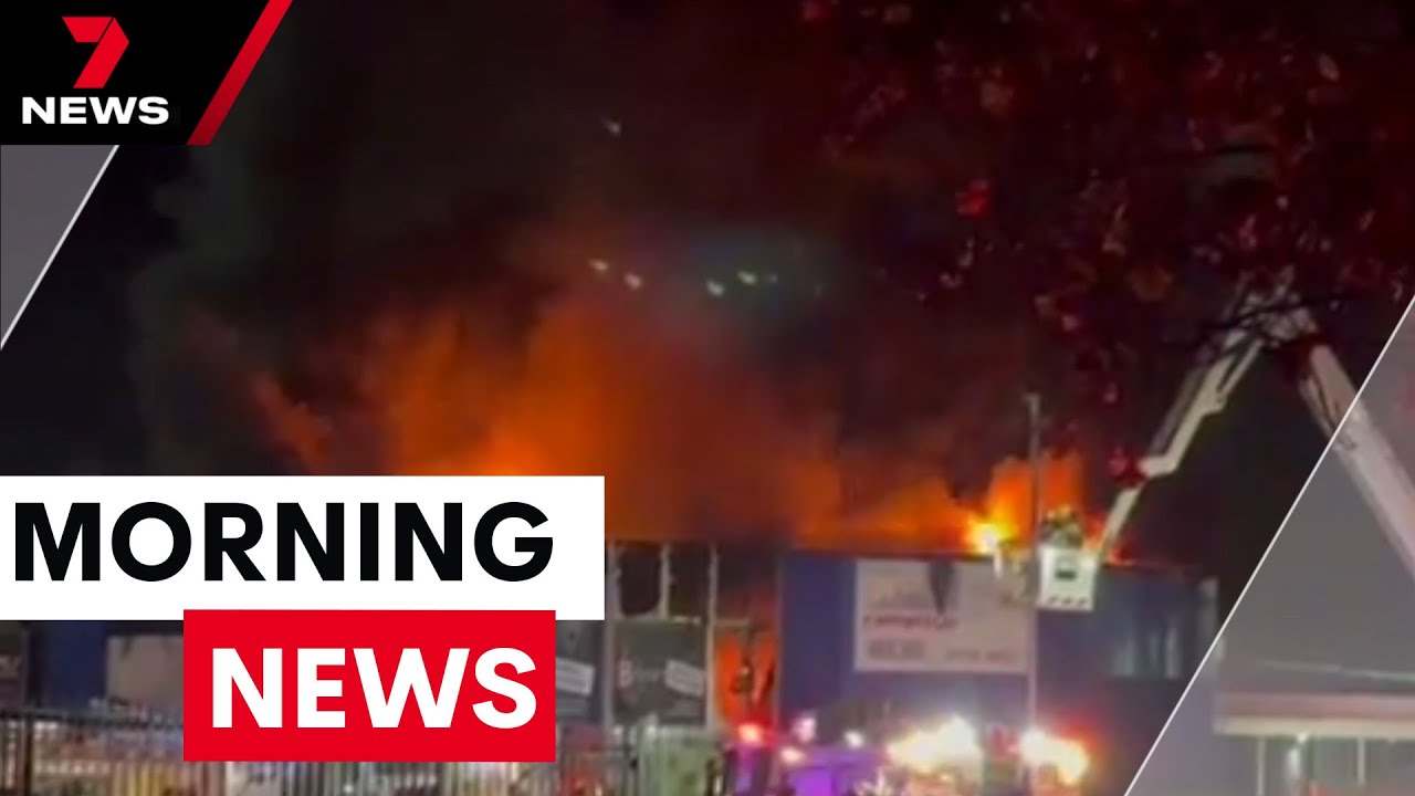 Trump's NATO meeting, massive factory inferno and fears of traffic chaos in Sydney | 7NEWS