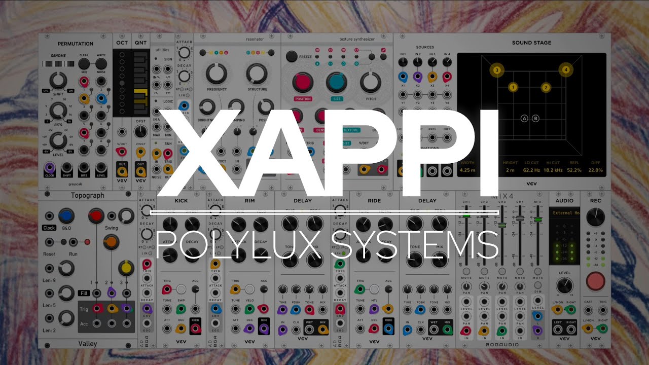 VCV Rack 2 Generative - Topograph Rhythms