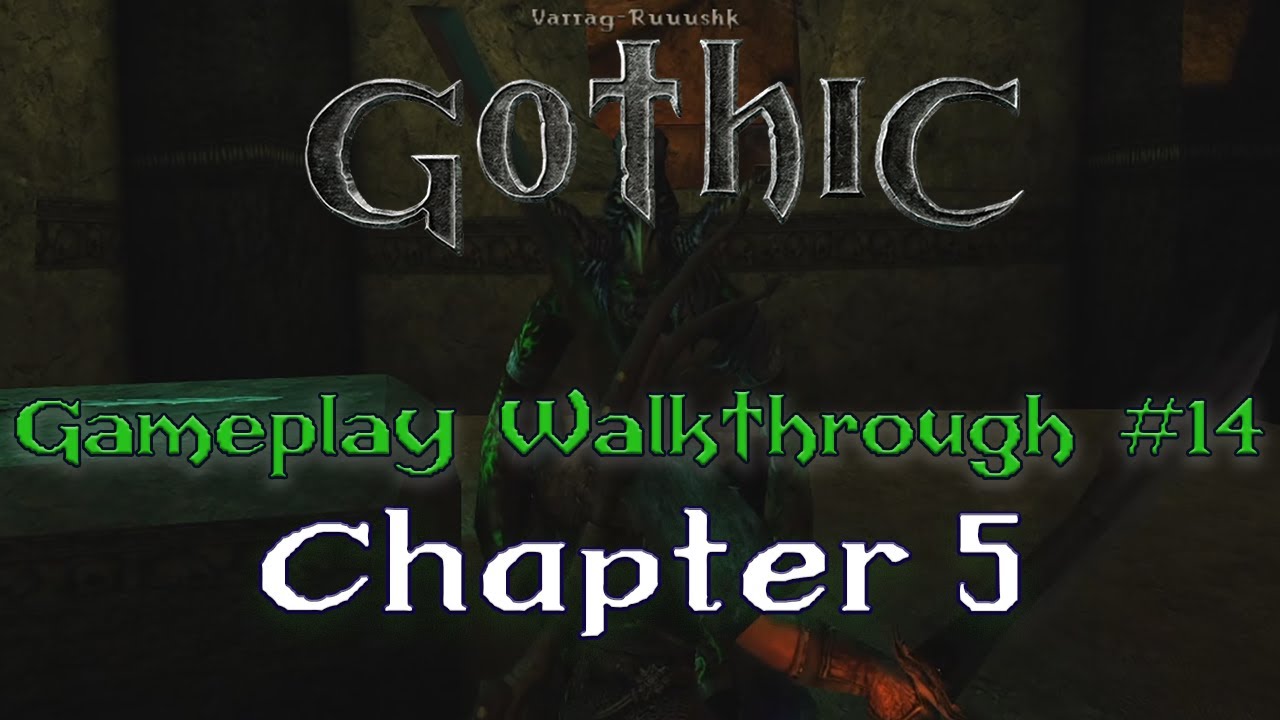 Gothic 1 Gameplay/Walkthrough #14 - Chapter 5: Sleeper's Temple, Orc Priests