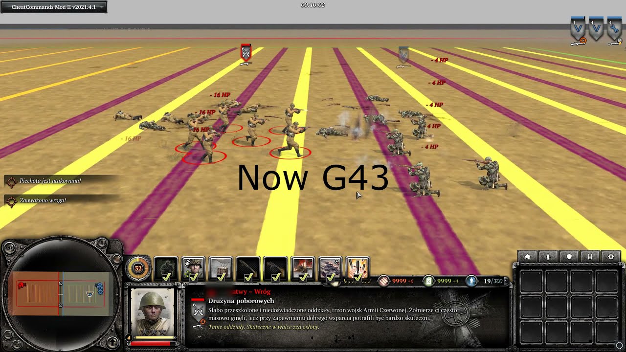 Company of Heroes 2 Grenadiers vs Conscripts (All AI combinations)