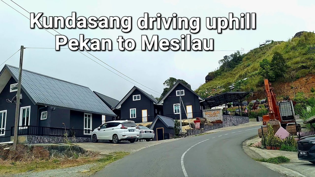 Kundasang Sabah💖Driving naik bukit tinggi tinggi dari pekan ke Kiram Village Mesilau🎶