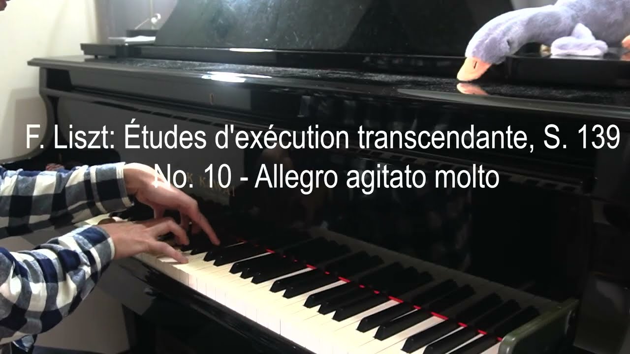 F. Liszt: Études d'exécution transcendante, S. 139: No. 10 - Allegro agitato molto