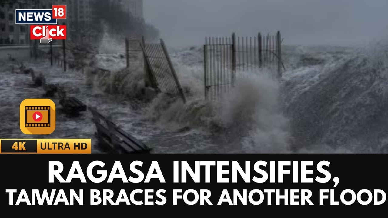 Typhoon Ragasa: Taiwan Faces Climate Wrath Again, Ragasa Strengthens in Pacific | Red Alert | 4K