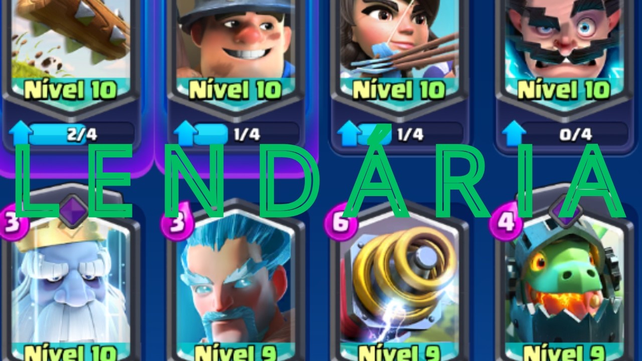 SÓ LENDÁRIAS no CLASH ROYALE