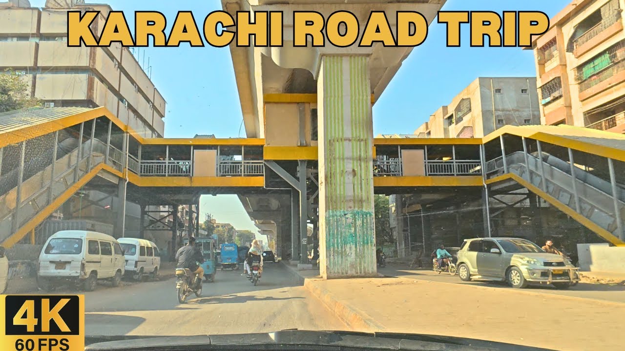 Muhammad Ali Jinnah Road To Nazimabad Road Trip 4K