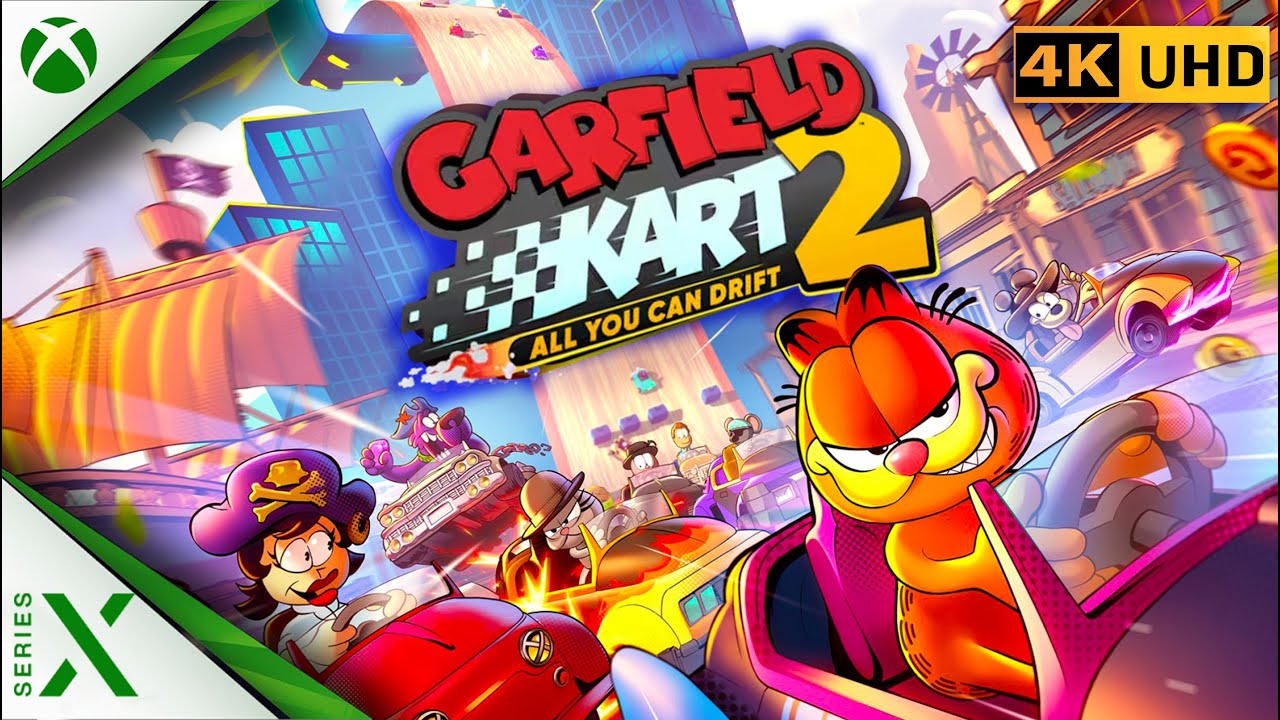 Garfield Kart 2: All You Can Drift GAMEPLAY - XBOX Series X