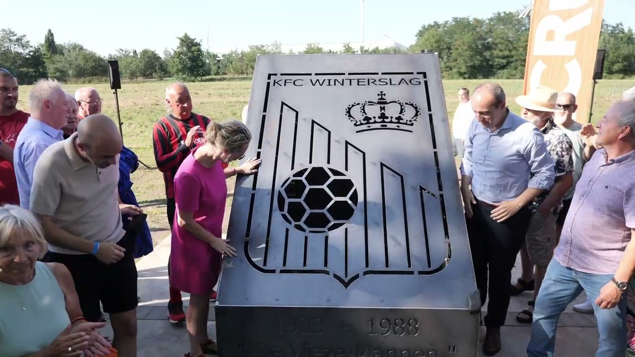 KFC Winterslag 100 jaar 1923-2023, inhuldiging monument + KFC Winterslag forever party.