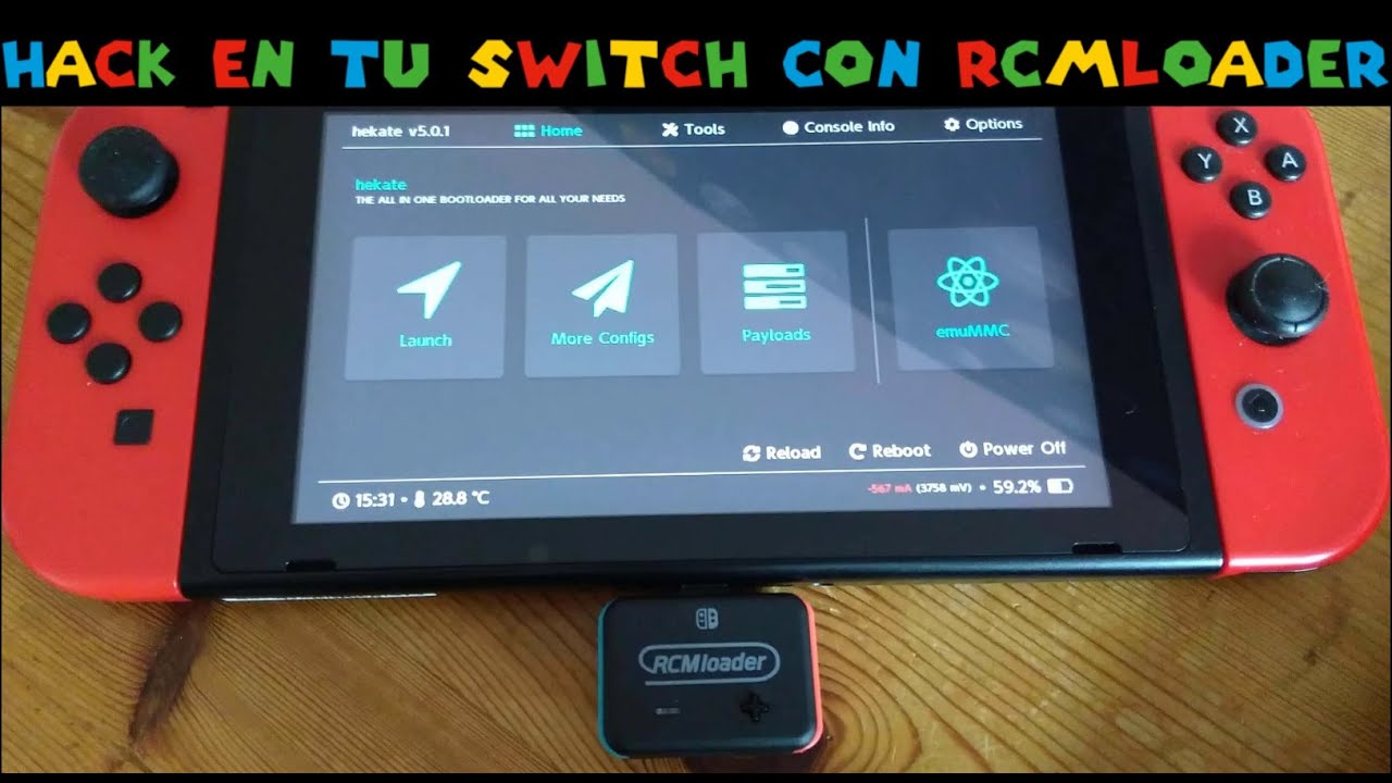 HACK SWITCH CON RCMloader