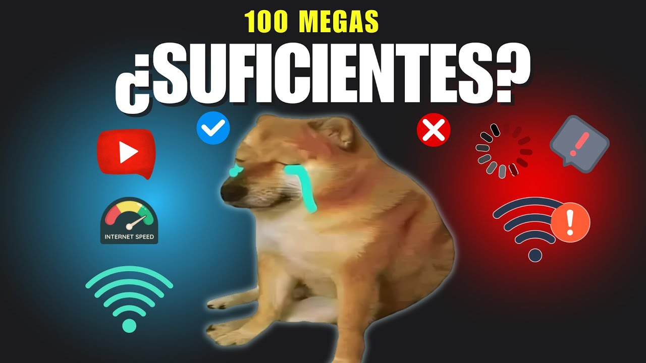 ¿100 MEGAS de Internet es Mucho o POCO 🔥?