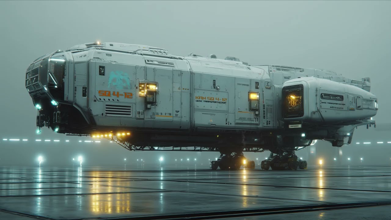 UNSC Liberty Spaceport. Sci-Fi Ambiance for Sleep, Study, Relaxation