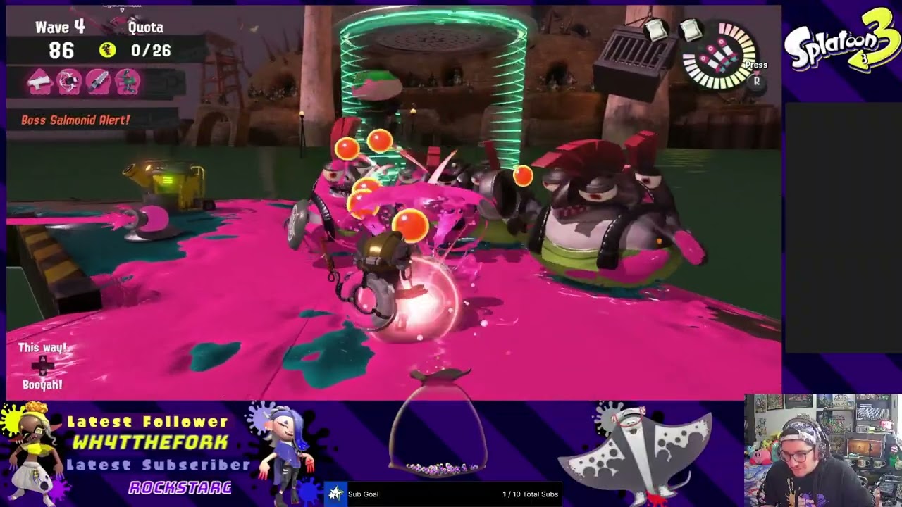 A tiny bit of Splatoon 3 (With Friends in VC)