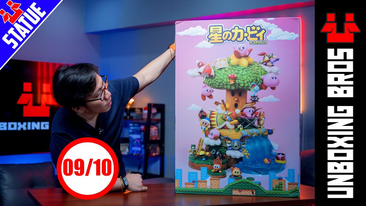 Another Cute Diorama! Kirby Statue Unboxing