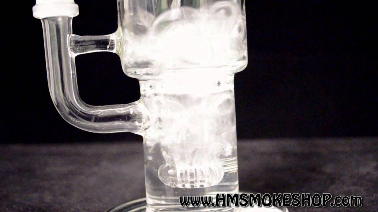SHELDON BLACK 14mm DI Showerhead Micro Tube Air Flow Test www.HMSMOKESHOP.com