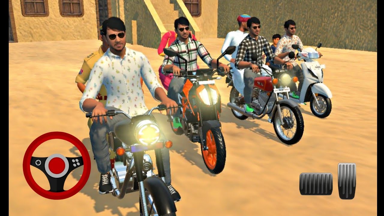 Drive, RX100, Scooter, ktm and Bullet bike in the game 😱🎯