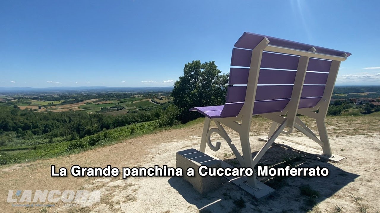 La Grande panchina a Cuccaro Monferrato