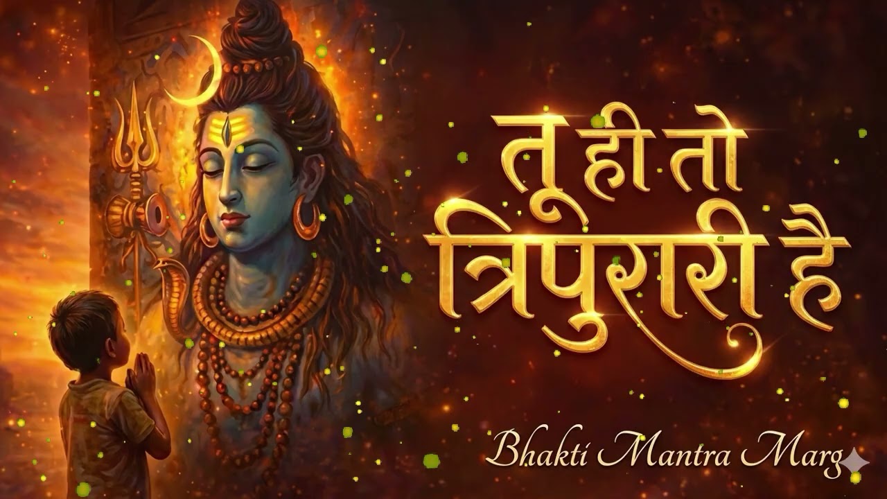 🔱 Tu Hi Tripurari Hai 🕉️ | Powerful & Peaceful Shiv Bhajan | Spiritual Song ✨| Soulful Shiv Bhajan🕉️
