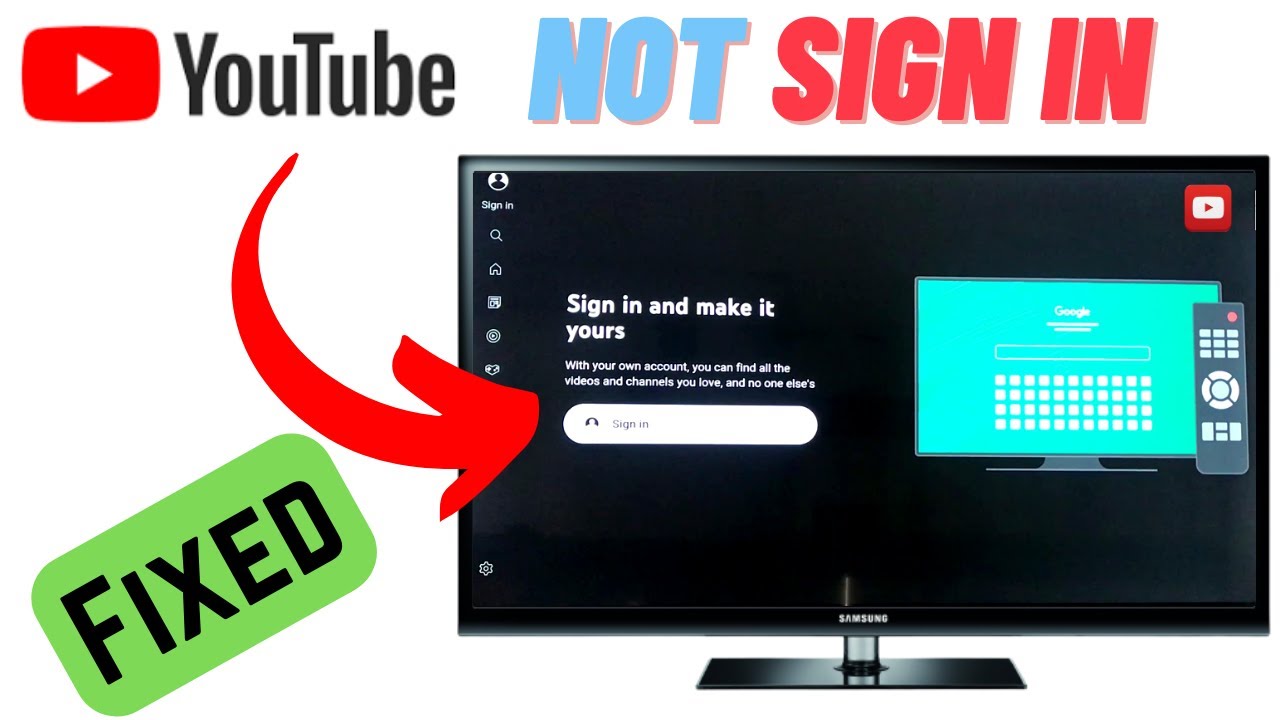 HOW TO SOLVE YOUTUBE SIGN IN PROBLEM WISDOM SHARE SMART TV