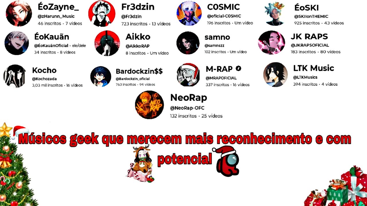 Músicos geek que merecem mais reconhecimento e com potencial 