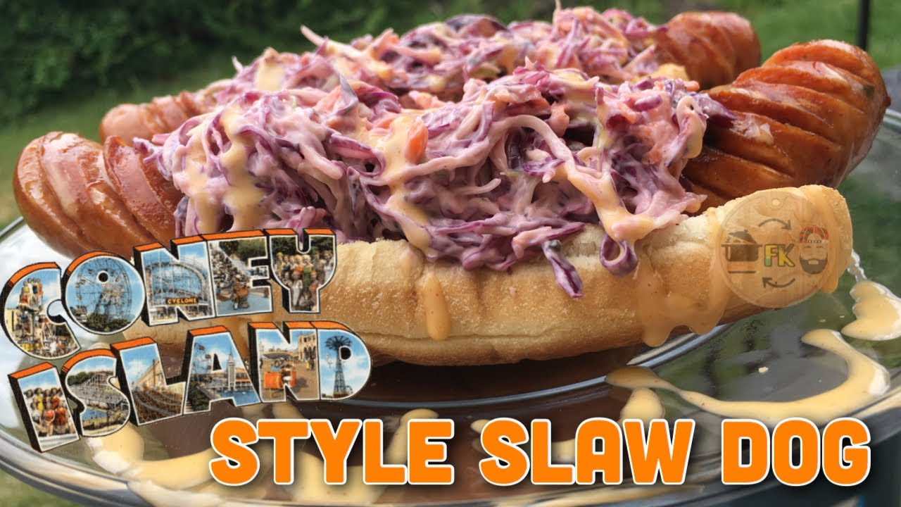 Coney Island style Slaw Dogs | @FoodKonnection