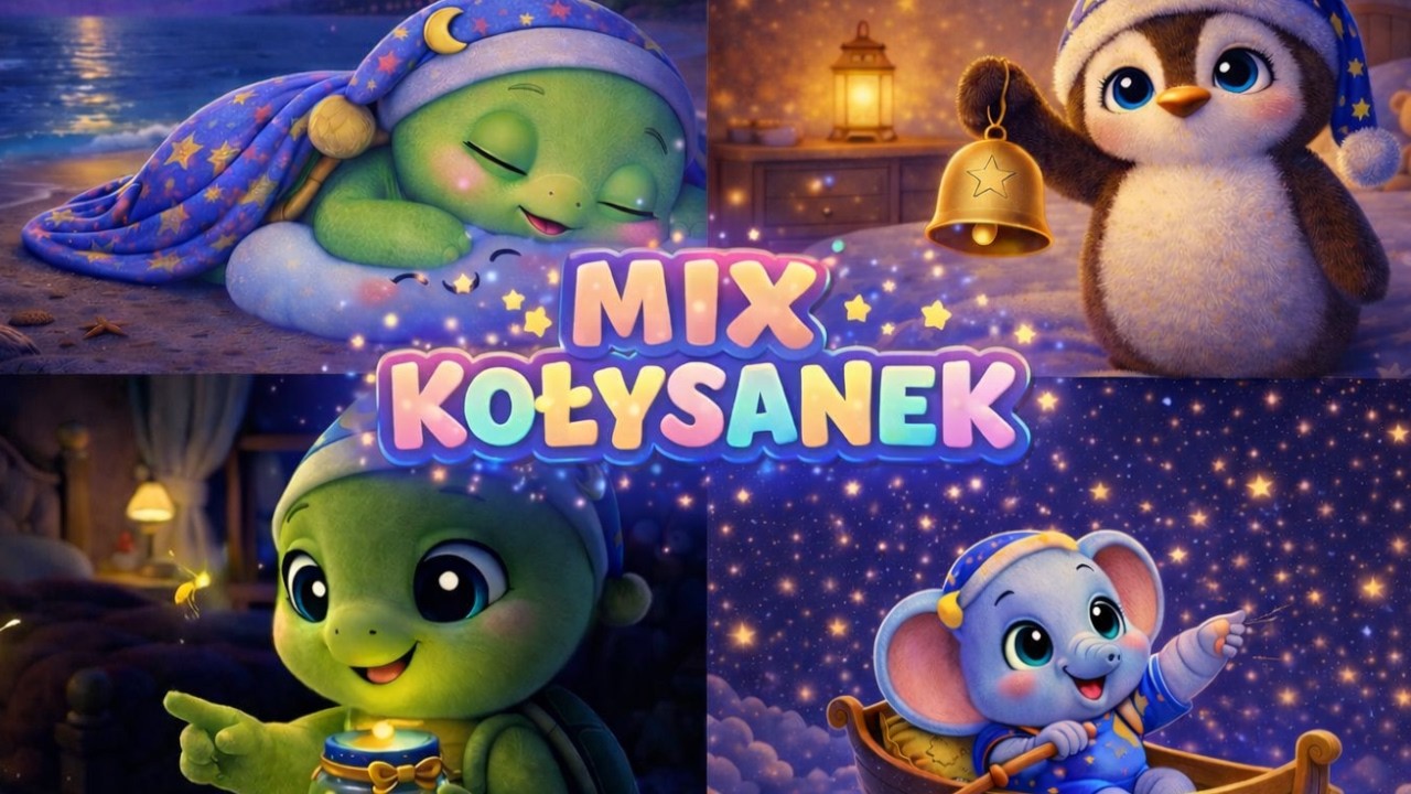 MIX - KOŁYSANKI DLA DZIECI🌙 - BAJKOWE RYTMY