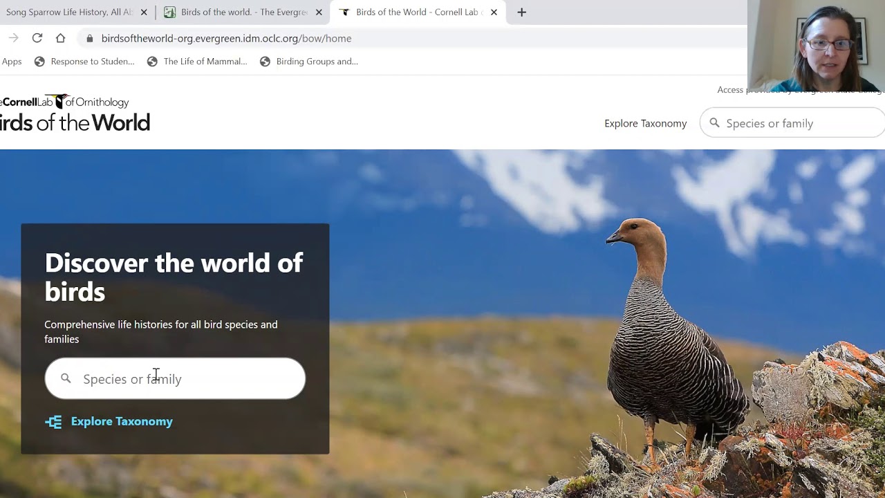 Field Ecology - Finding Research Articles for Bird Projects
