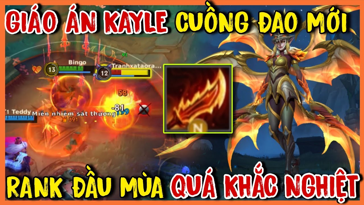 TỐC CHIẾN : Kayle Làm Hết Với Cuồng Đao Mới Trong Trận Rank Siêu Khó