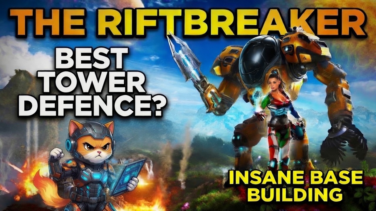 The Riftbreaker: Insane Tower Defence Base Building vs Endless Alien Hordes