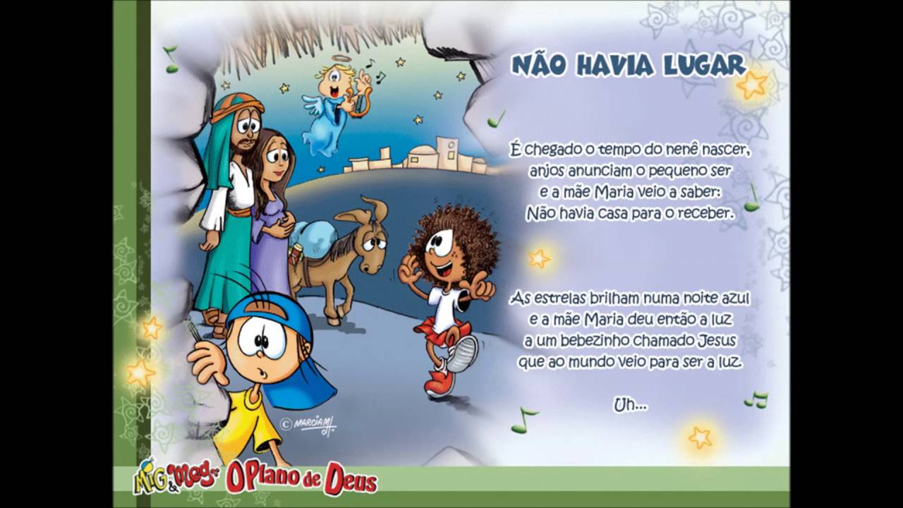 Não havia lugar - cantata o Plano de Deus Mig & Meg