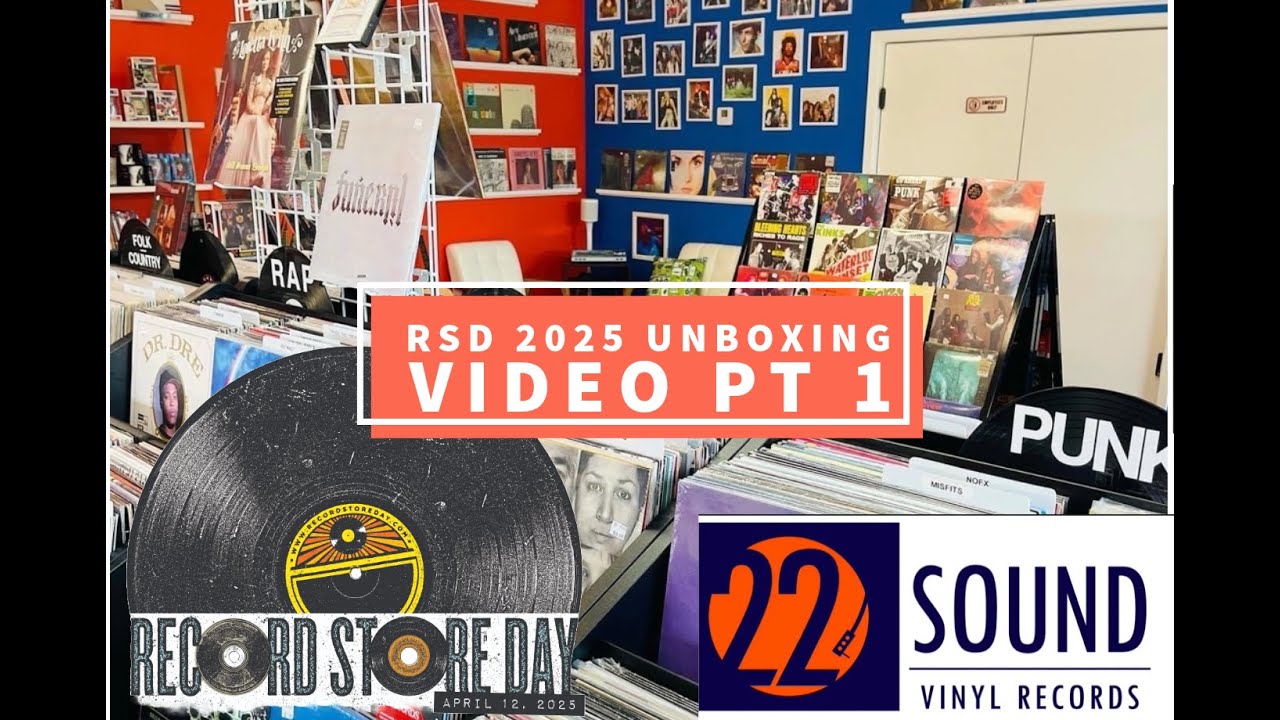 Unboxing Our First Record Store Day 2025 Inventory! | 22 Sound Evon, Stew & Amy Pt 1