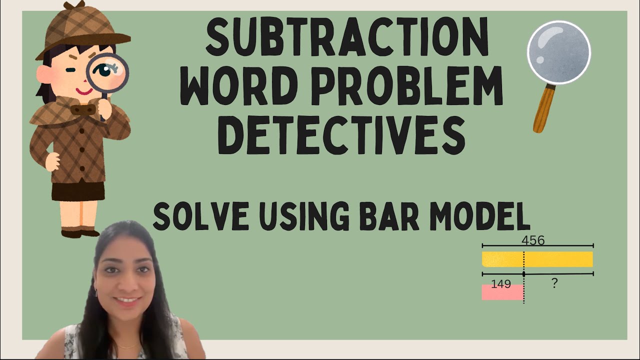 Become a Subtraction Word problem Detective ! | Grade 2 and 3 Math