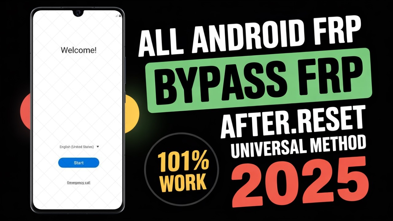 🟢 How To Bypass Google Lock (FRP) After Reset 2025 &ndash; Without PC | 101% Working 🔓 Universal Method