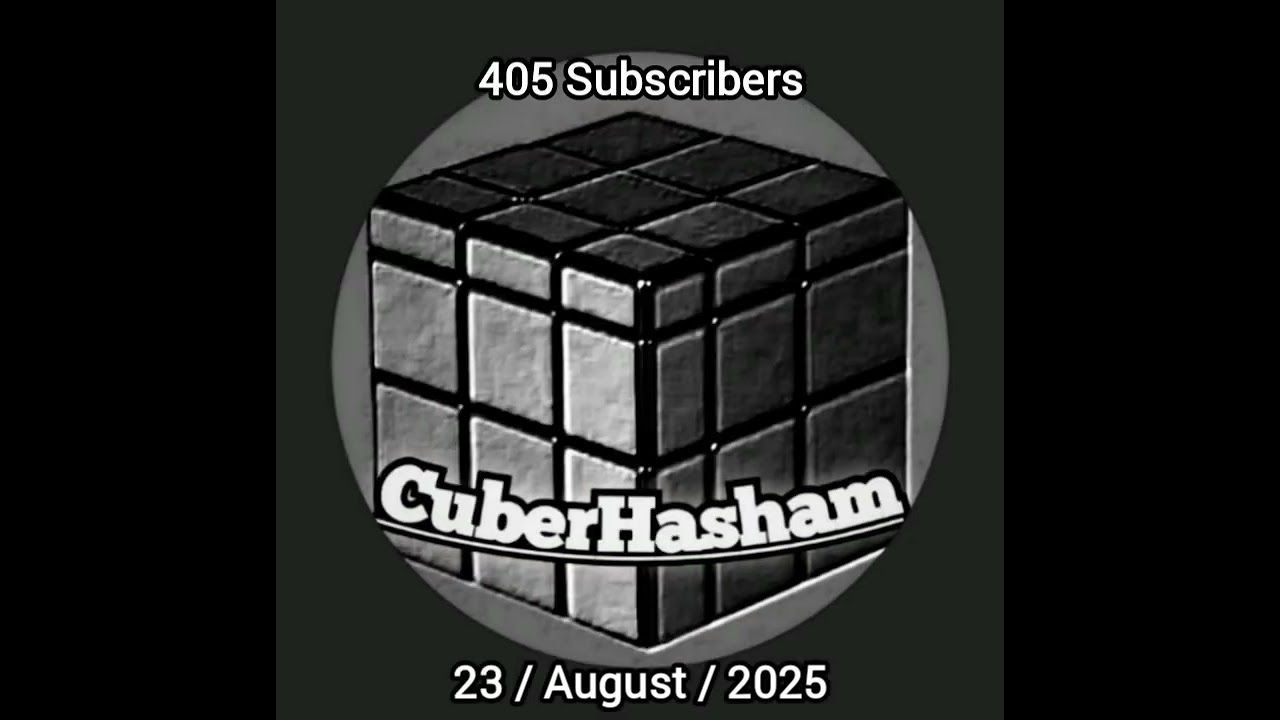 MrCube RubikX. 2 / August / 2025 to CuberHasham 5 / October / 2025 💔😭💔