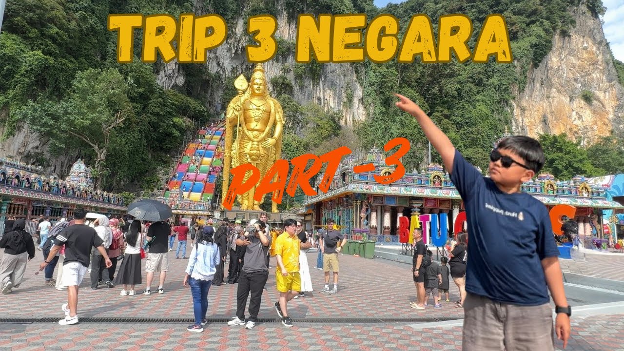 PART-3 | UJI NYALI ‼️ NAIK DAN TAKLUKKAN 272 ANAK TANGGA BATU CAVES‼️ 