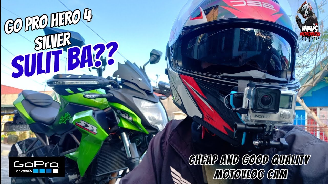 GO PRO HERO 4 MOTOVLOG SET UP | Cheap and Good Quality Cam for Motovlogging