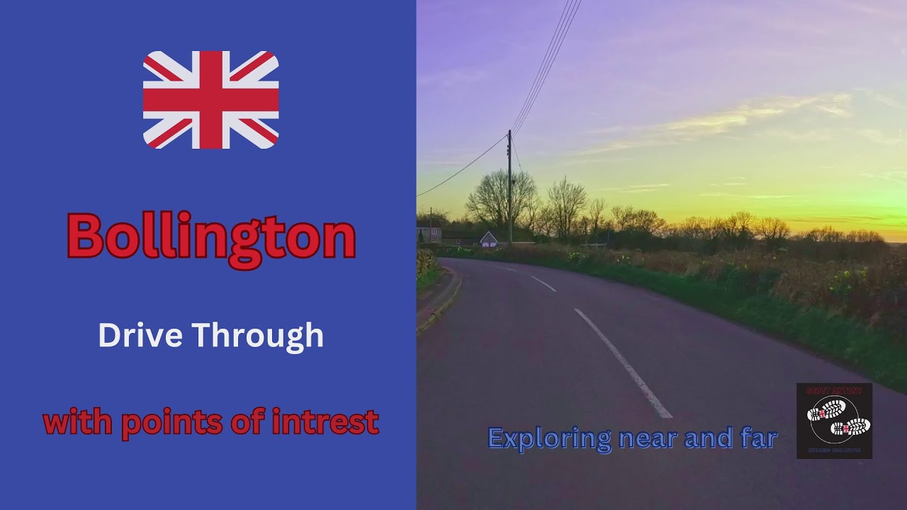 Bollington Cheshire  with points of interest .