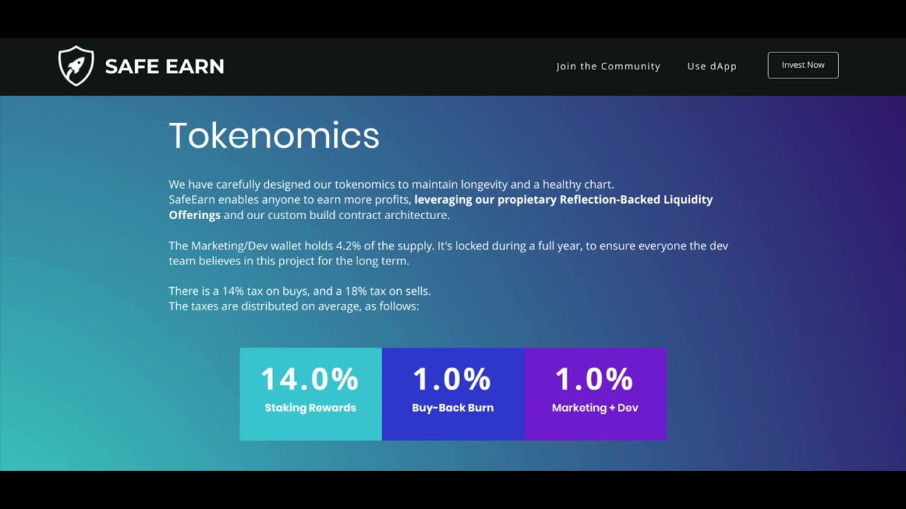 Earn passive income and free tokens with Safeearn staking pools!!!