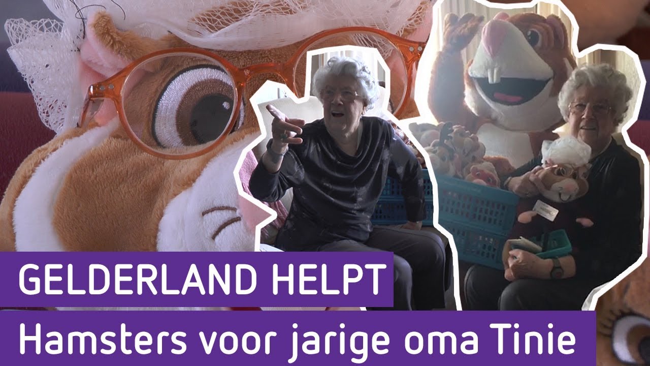 Hamsters voor jarige oma Tinie (99) | Gelderland helpt